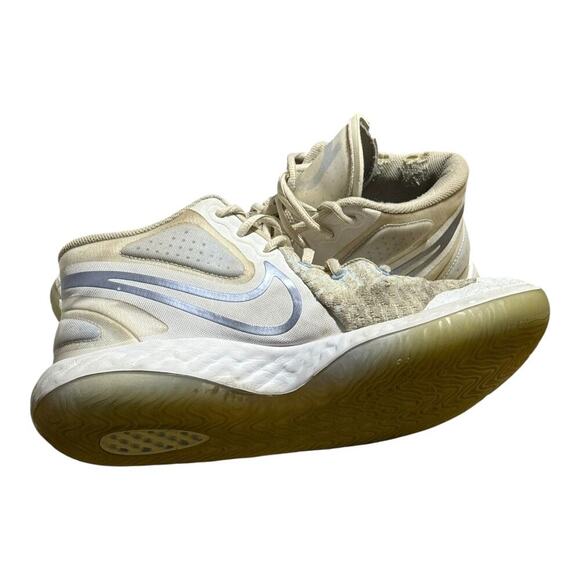 Nike KD Trey 5 IX White Silver Men's Size 11 Basketball Sneakers CW3400-100 - Picture 7 of 8